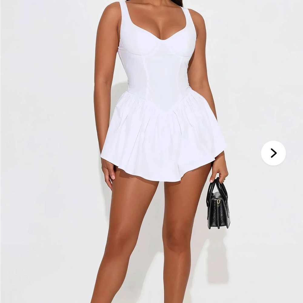 Women's White Micro Mini Dress
